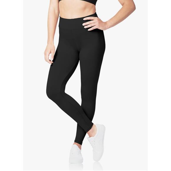 2 Pr SATINA High Waisted Full Length Tummy Control Leggings Plus Size Stretchy - Picture 5 of 6